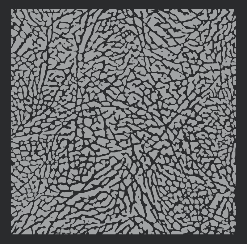 Tekstūruotas tamsus raštas pilka vinilo kilimėlis - „Tenstickers“