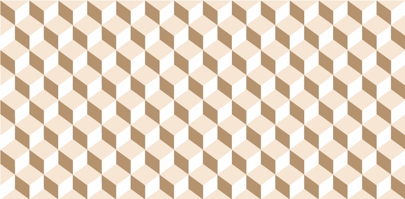 Kubinis korio raštas kilimas virtuvei - „Tenstickers“