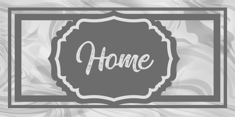 Pilka pasisveikinimo frazė koridoriaus vinilinė kilimėlė - „Tenstickers“