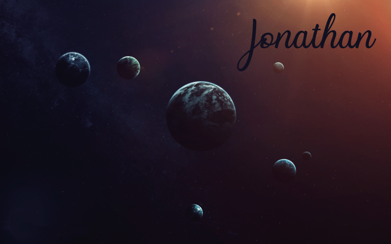 Paaugliams vinilo kilimėlis su dangaus dizainu ir vardu - „Tenstickers“