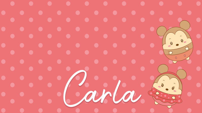 Pelių jaunikliai su vardu vinilinis kilimėlis - „Tenstickers“