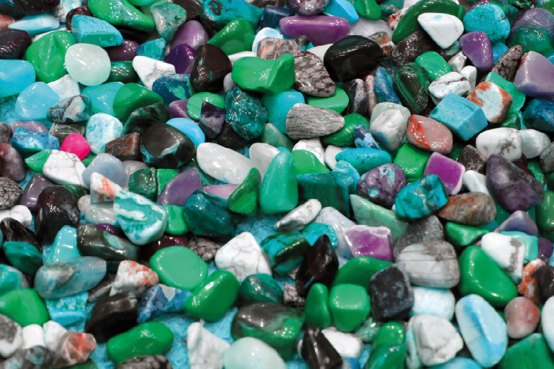 Spalvingų akmenų akmens kilimasplytelių kolekcija - „Tenstickers“