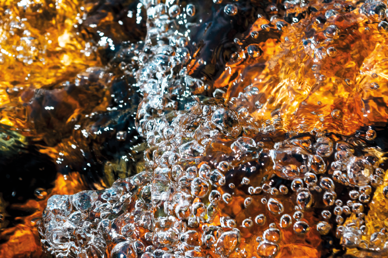 Burbuliuojantis vandens srautas vinilo kilimas - „Tenstickers“