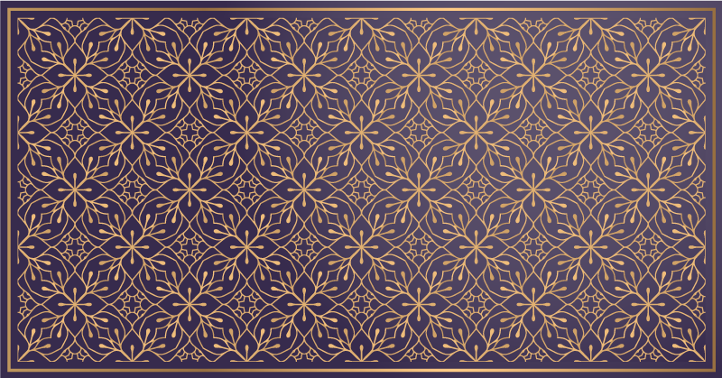 Gėlių rašto kilimėlis elegantiškas gėlių konceptas - „Tenstickers“