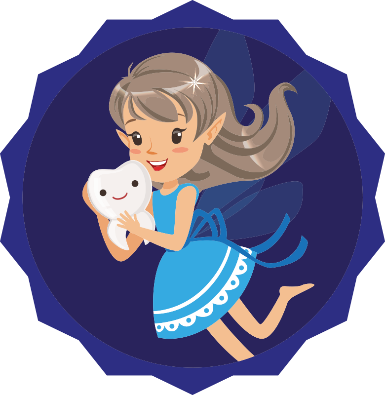 Dantų fėjos nuotykis vaikų vinilinė kilimėlė - „Tenstickers“