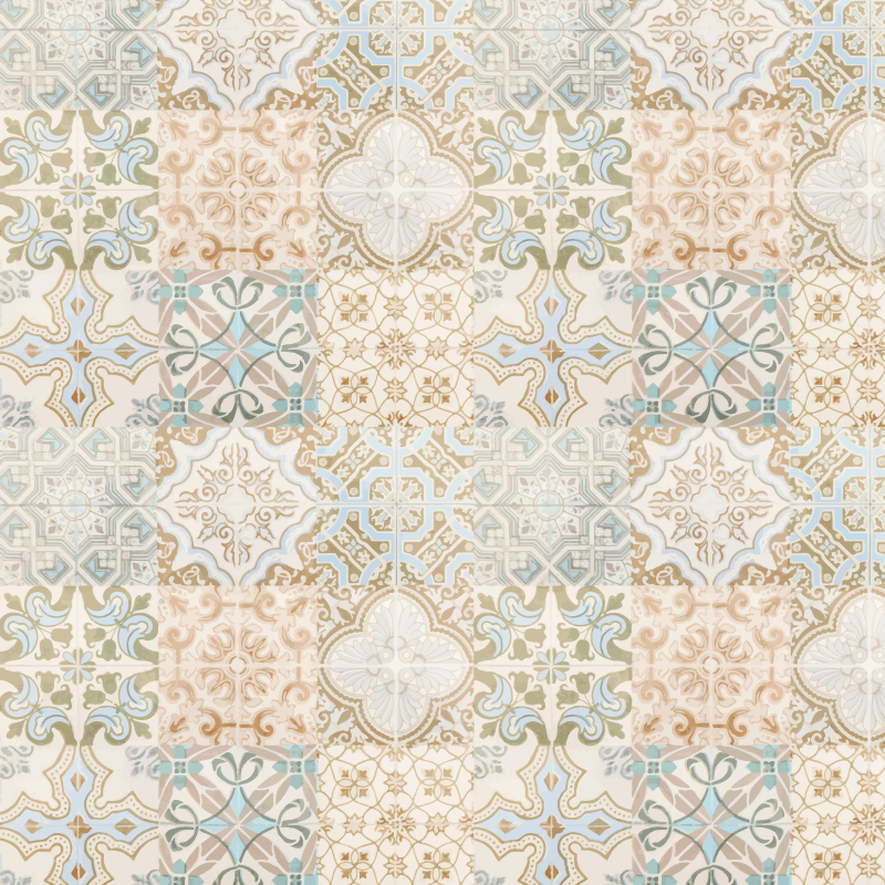 Senas relikvijos ispaniško stiliaus plytelių kilimas - „Tenstickers“