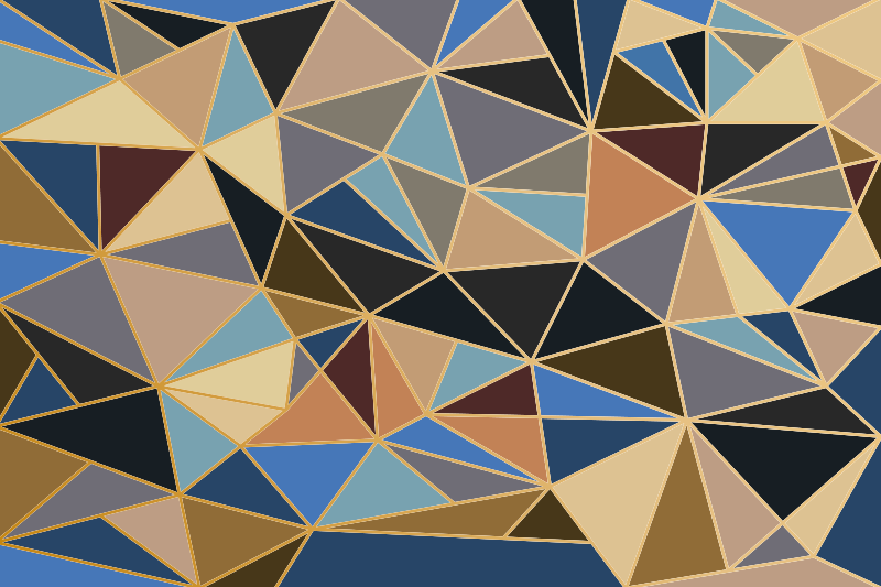 Geometrinės daugiaspalvės mozaikinės mozaikos grindų plytelės - „Tenstickers“