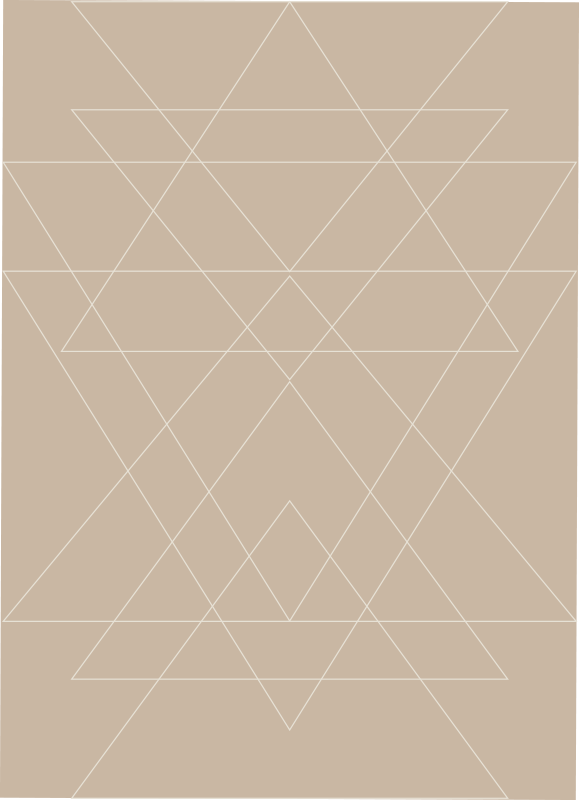 Geometrinių raštų kilimėlis modernus vinilinis kilimas - „Tenstickers“