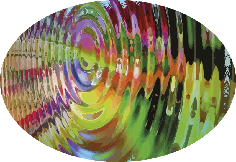 Spalvingas raibuliavimo raštas vinilo kilimas - „Tenstickers“