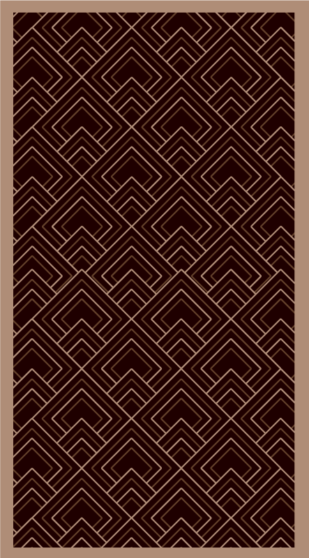 Juoda kompozicija vinilo kilimėlis miegamajam - „Tenstickers“