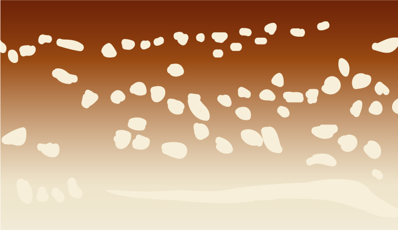 Elnio odos gyvūnų atspaudų vinilinis kilimas - „Tenstickers“