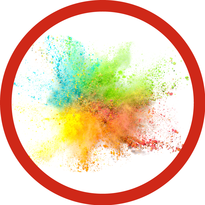 Milteliniai dažai spalvingas miegamojo kilimas - „Tenstickers“