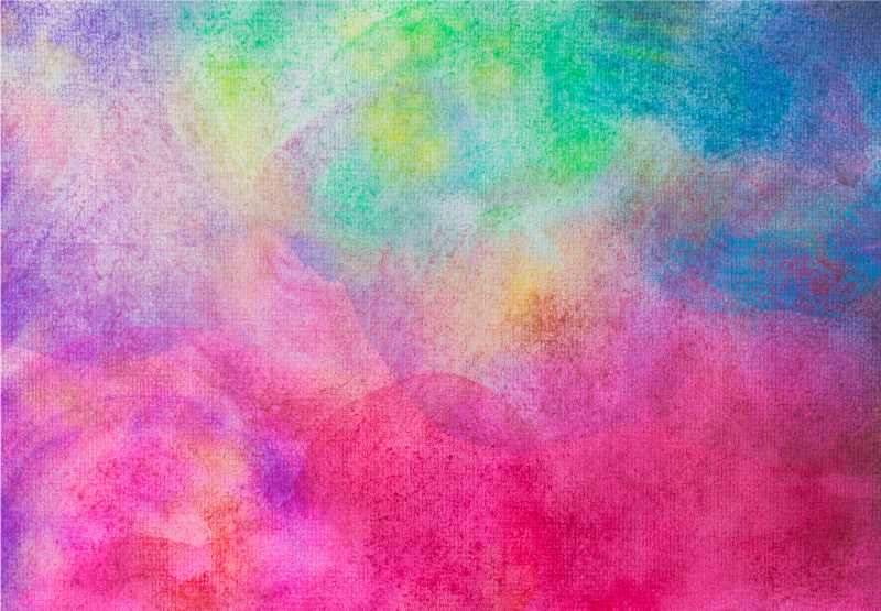 Spalvingas akvarelės efektas vinilo kilimėlis miegamajam - „Tenstickers“