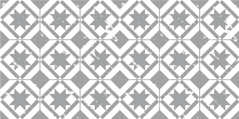 Mozaikinė vinilo kilimėlė su žvaigždžių raštu - „Tenstickers“