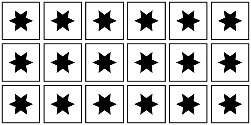 Baltos žvaigždės juodos plytelės efekto vinilo kilimas - „Tenstickers“