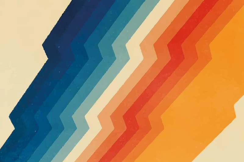 Dinaminis zigzagas vinilinis kilimas svetainei - „Tenstickers“