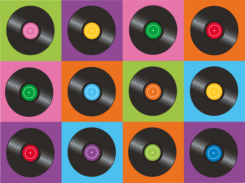 Virtuvės vinilo diskų plokštės vinilo kilimas - „Tenstickers“