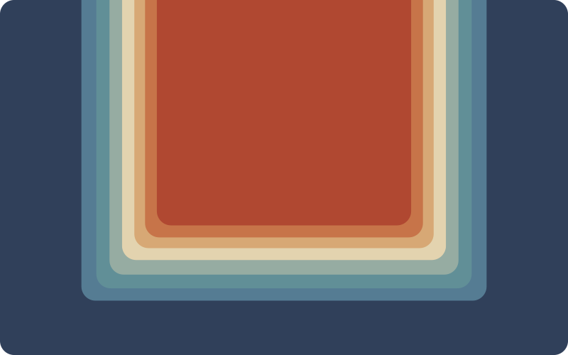 Ryškios sluoksniuotos juostelės modernus vinilinis kilimas - „Tenstickers“