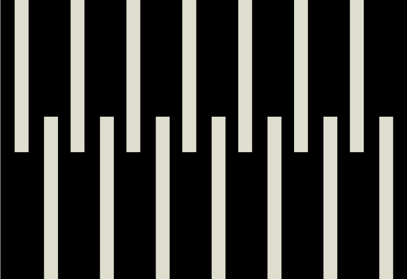 Stilingas dryžuotas dizainas paaugliams vinilo kilimėlis - „Tenstickers“