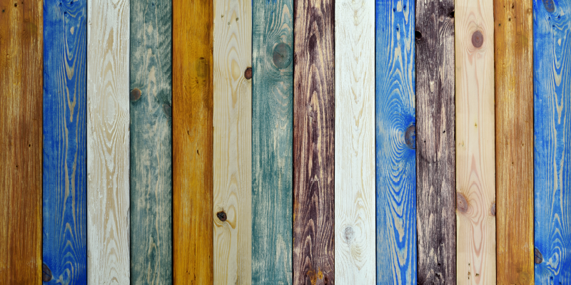 Spalvingos lentos medžio efekto kilimas - „Tenstickers“