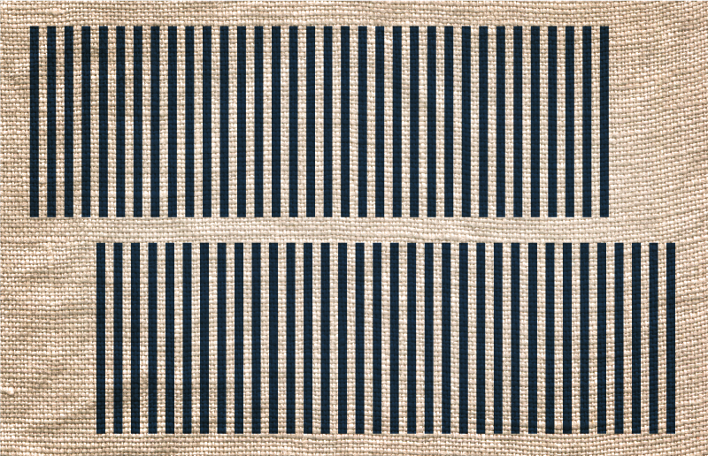 Smėlio spalvos dryžuotas raštas vinilinis kilimas svetainei - „Tenstickers“