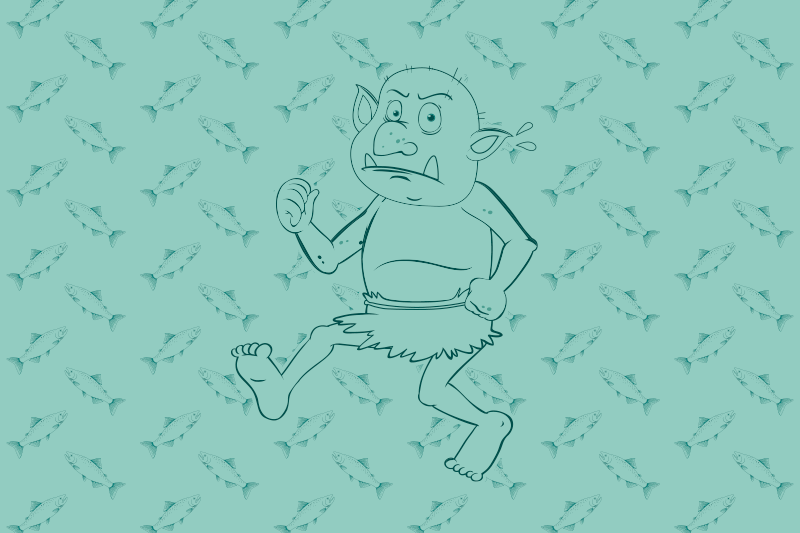 Pabėgęs animacinis personažas vinilinis kilimėlis - „Tenstickers“