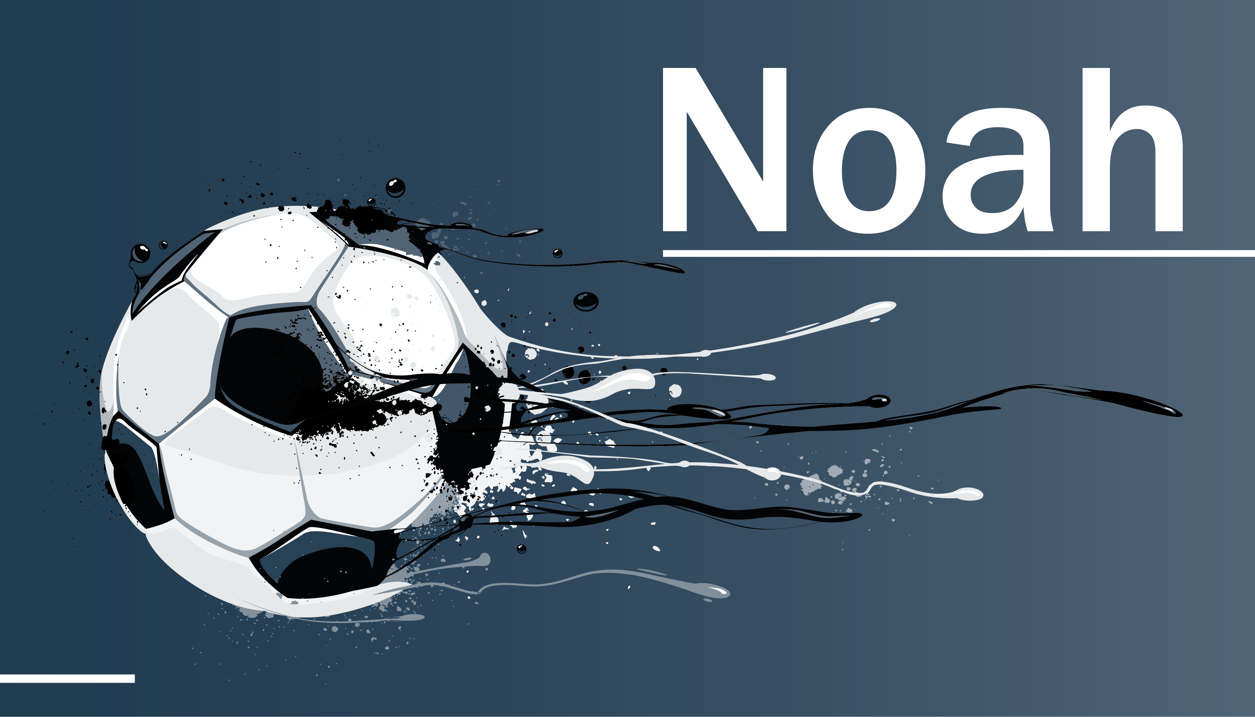 Futbolo veiksmas su pavadinimu paaugliams vinilo kilimėlis - „Tenstickers“