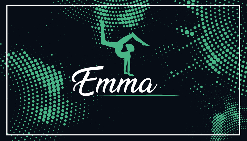 Gimnastika su pavadinimu vinilo kilimėlis miegamajam - „Tenstickers“