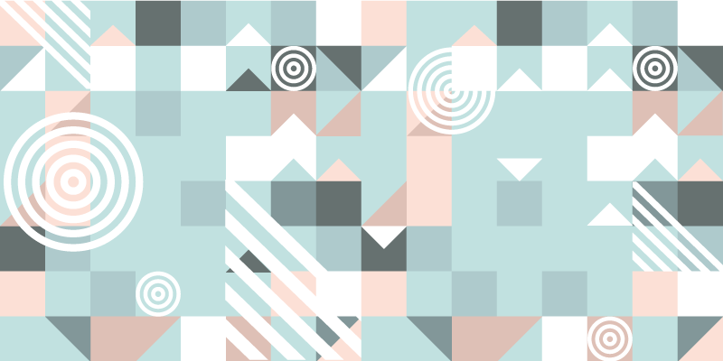 Abstraktus motyvas geometriniai kilimas - „Tenstickers“