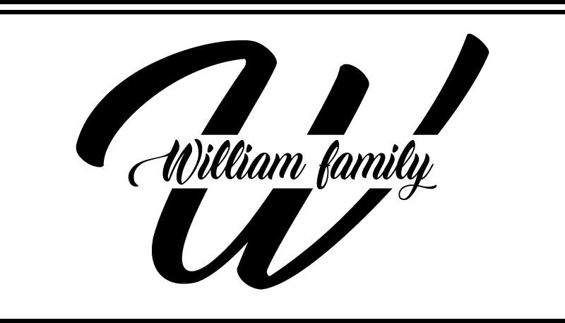 šeimos inicialas ir vardas koridoriaus vinilinė kilimėlė - „Tenstickers“