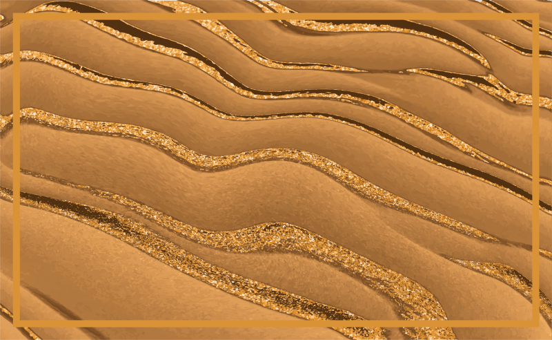 Auksinės bangos raštas tekstūrinis vinilinis kilima - „Tenstickers“