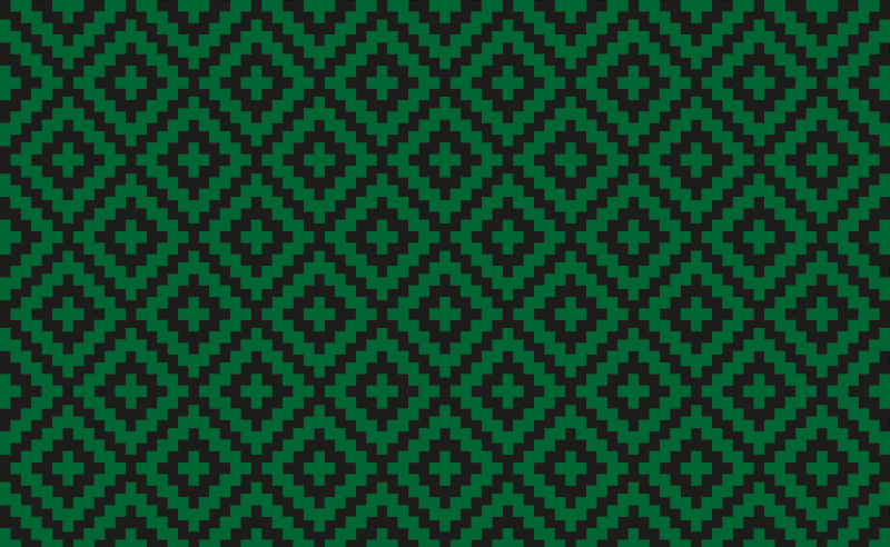 Tamsiai žalių kvadratų mozaikinis vinilo kilimas - „Tenstickers“