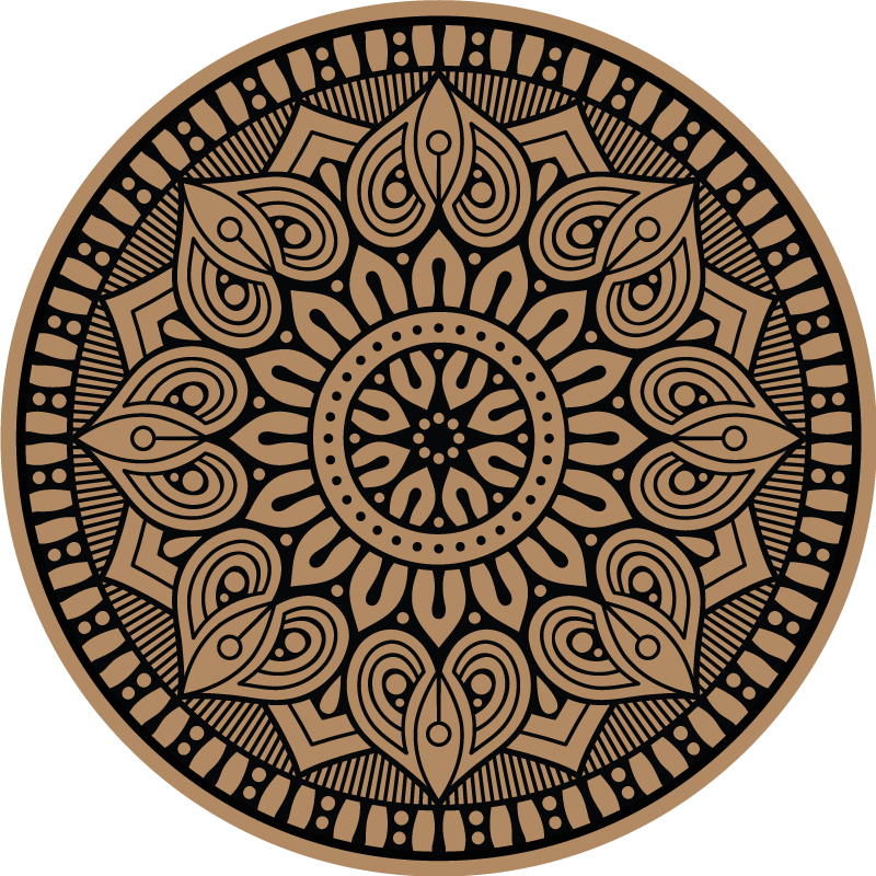 Mandala kilimėlis su išskirtiniu raštu - „Tenstickers“