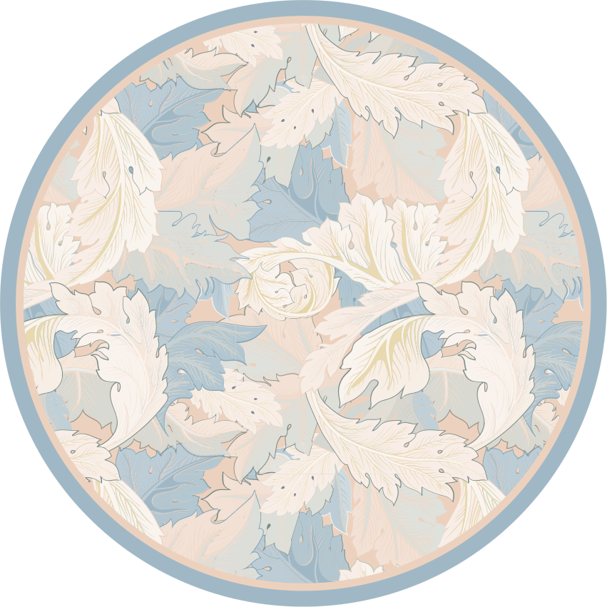 Minkštas lapų raštas gėlių rašto kilimėlis - „Tenstickers“