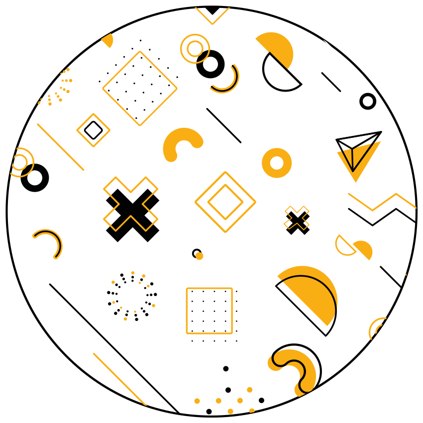 Šiuolaikinės matematikos figūros geometriniai kilimas - „Tenstickers“