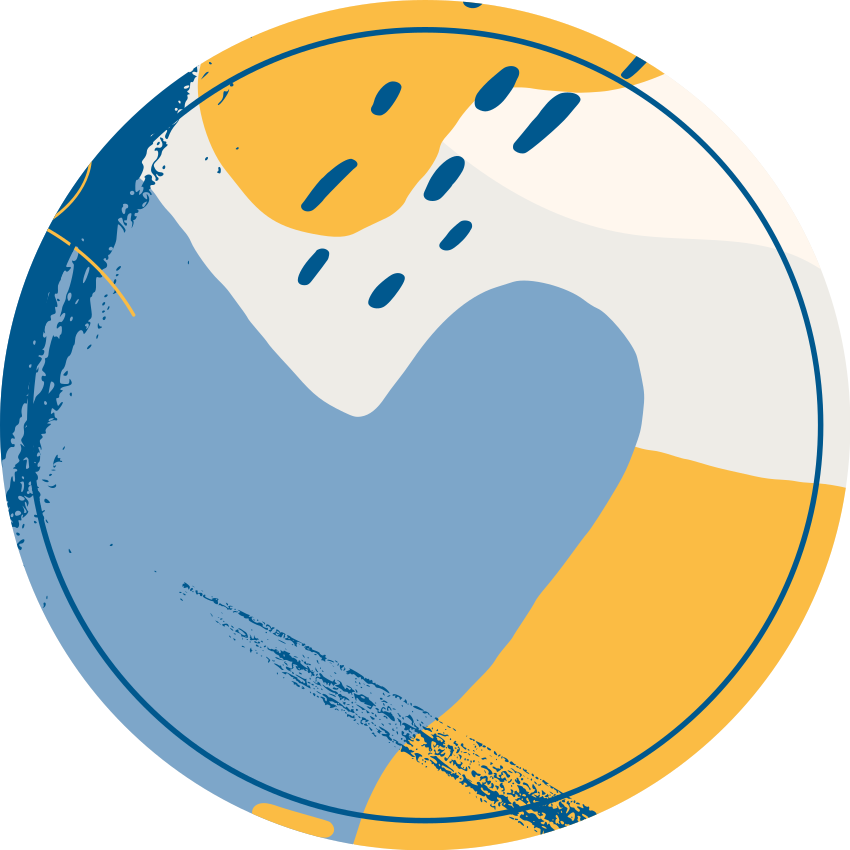 Apskritas menas vinilo kilimėliai su akmenų imitacija - „Tenstickers“