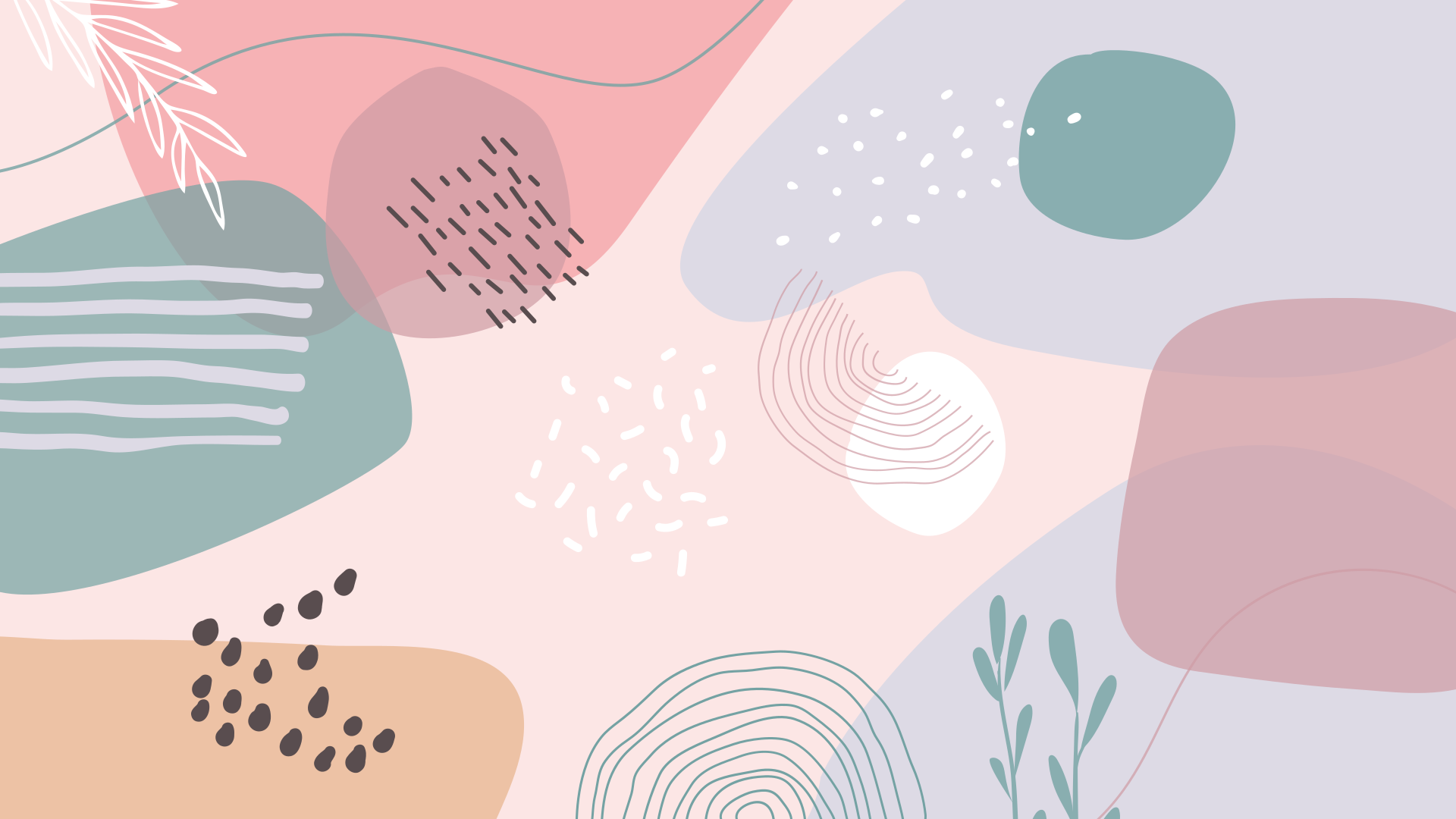 Kūrybingi pasteliniai dažai modernus kilimas - „Tenstickers“