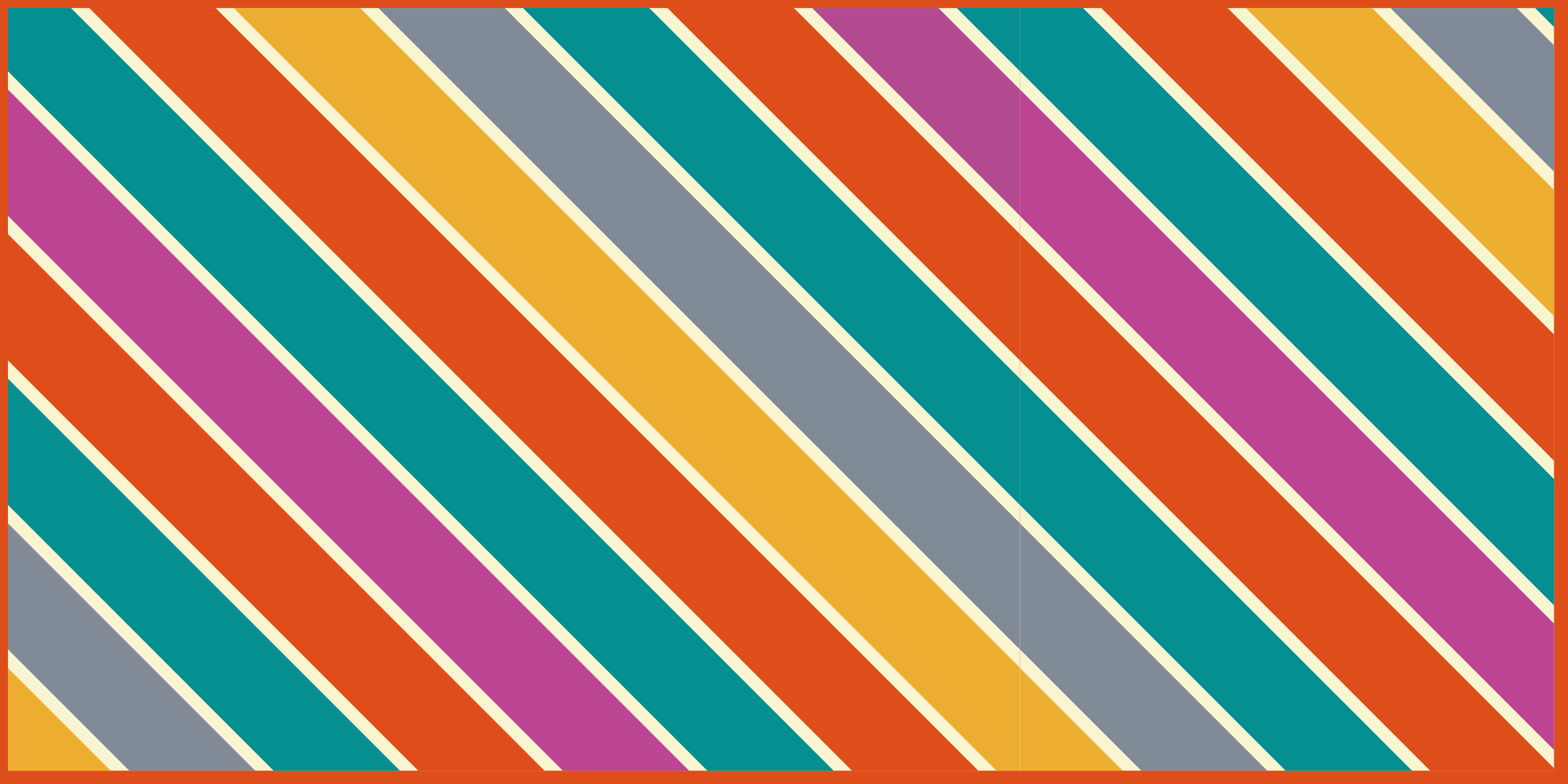 Spalvingas dryžuotas paviršius vinilinis kilimas svetainei - „Tenstickers“