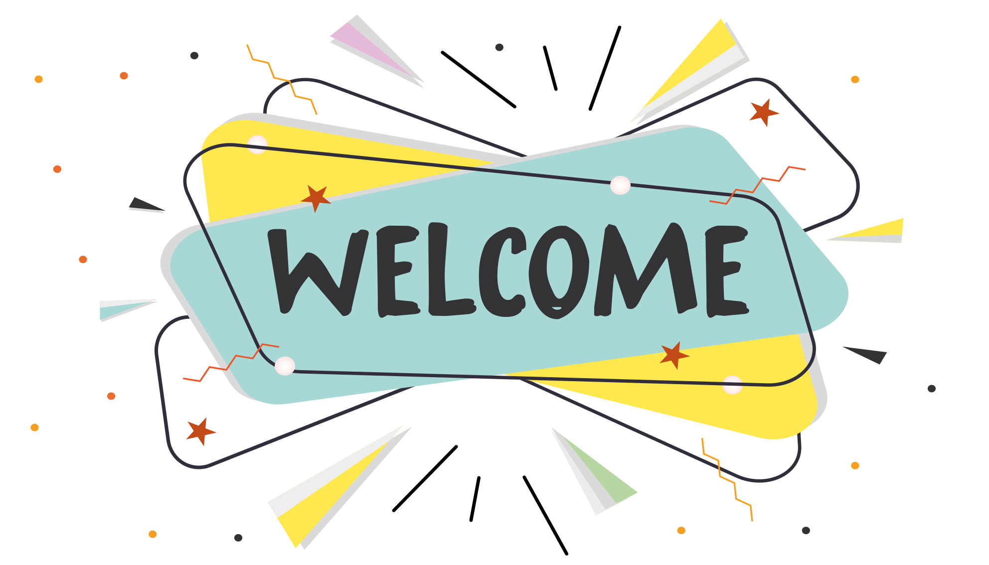 Abstraktus sveikinimas koridoriaus vinilinė kilimėlė - „Tenstickers“