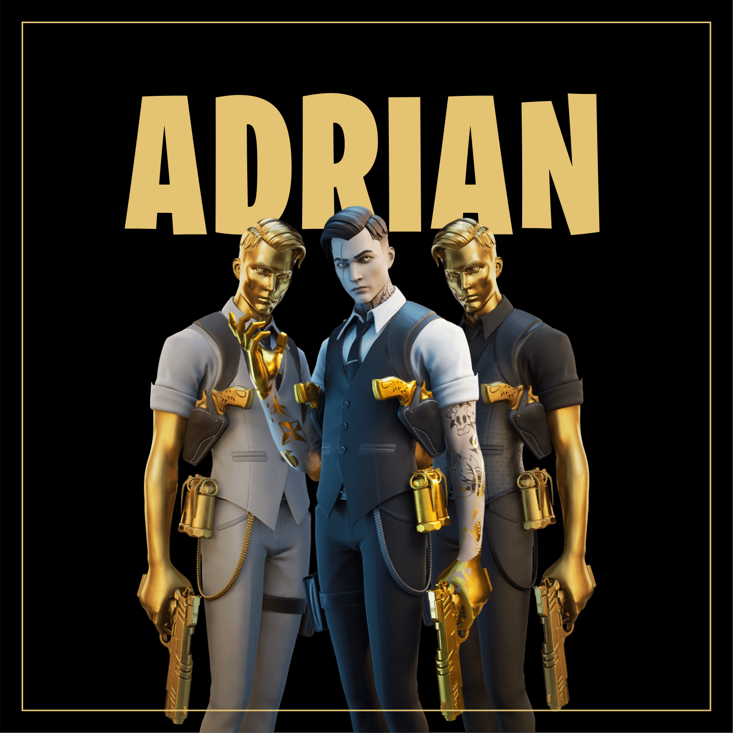 Vaizdo žaidimų auksinis žmogaus miegamojo kilimas - „Tenstickers“