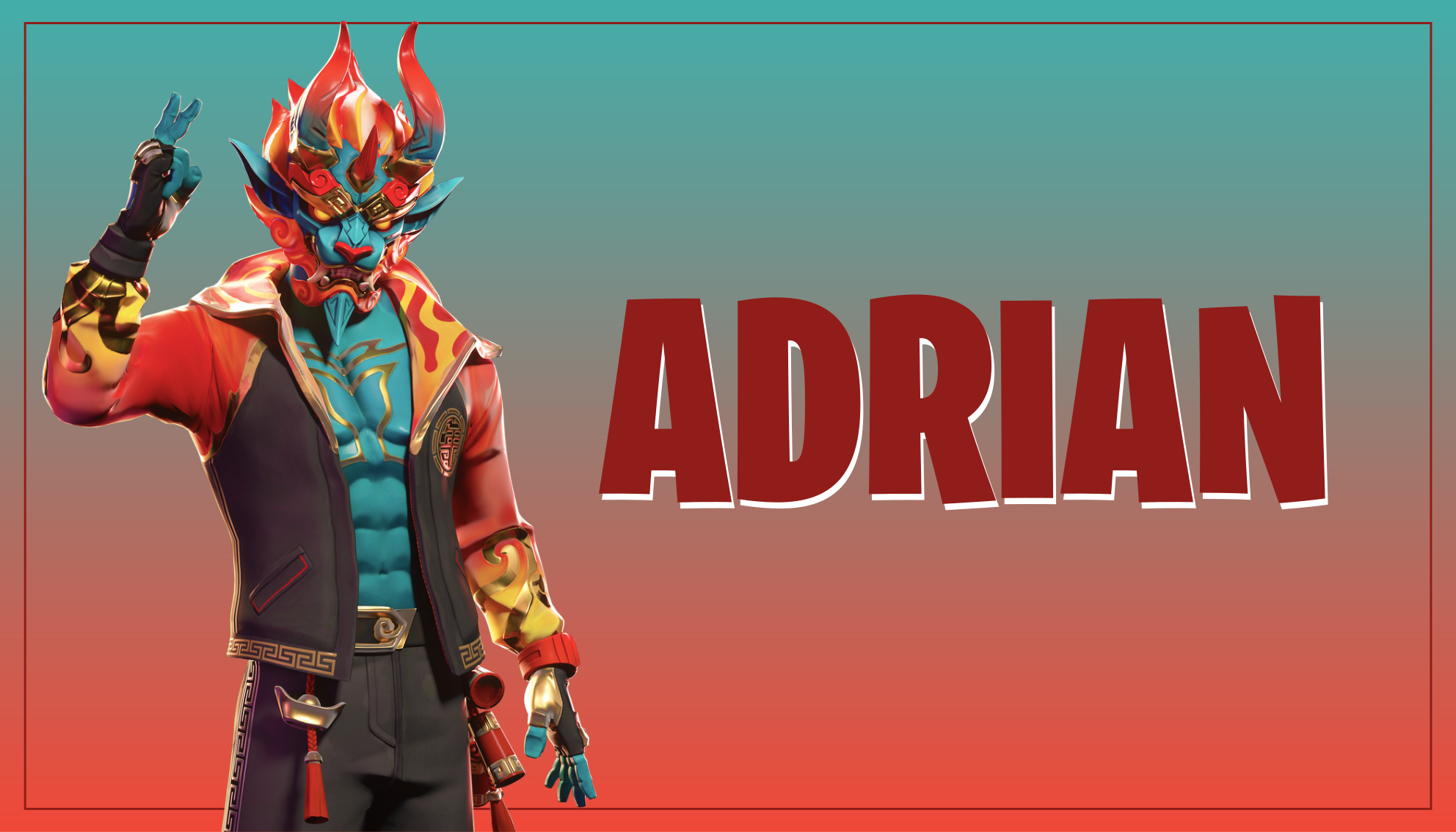 žaidimo personažas su vardu paaugliams vinilo kilimėlis - „Tenstickers“