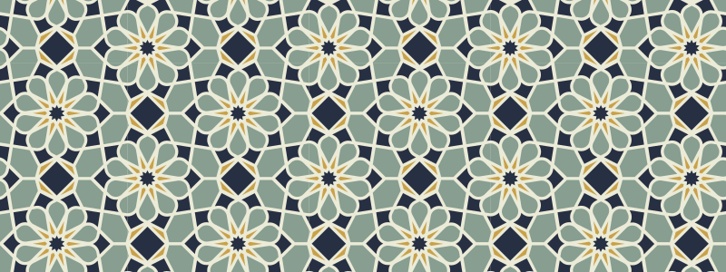 Rafinuotas geometrinis motyvas mozaikinė vinilo kilimėlė - „Tenstickers“