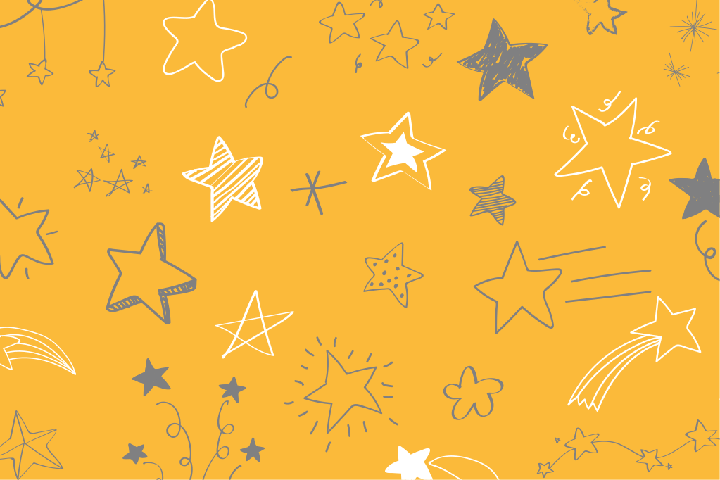 žvaigždėtos nakties raštai žvaigždžių vinilinis kilimėlis - „Tenstickers“