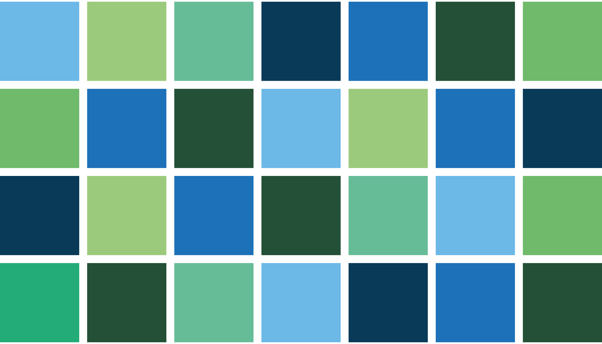 Vonios kambario vinilo kilimėlis spalvotais kvadratais - „Tenstickers“