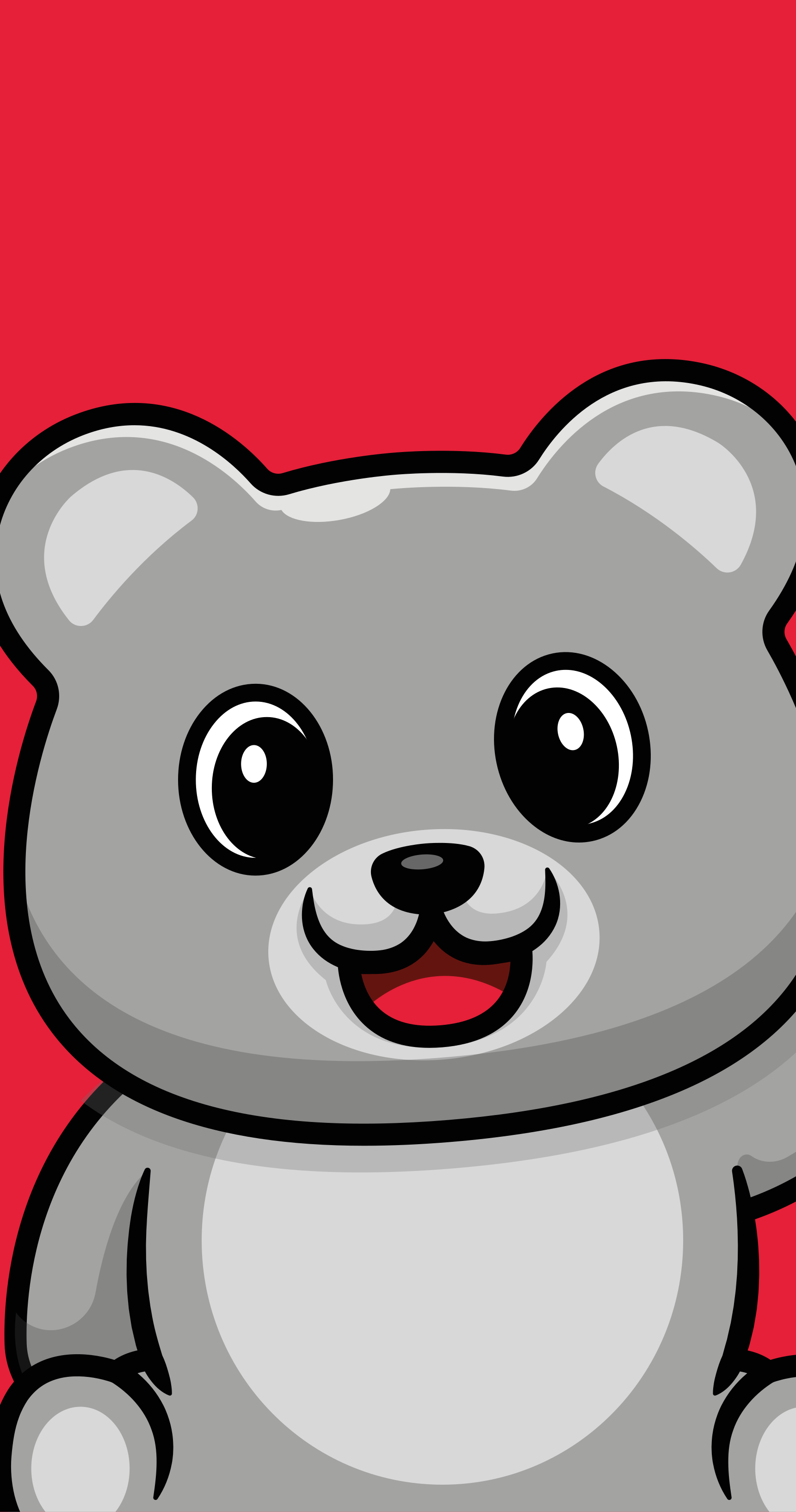 Putlių lokių gyvūnų stalo padekliukai portretas - „Tenstickers“