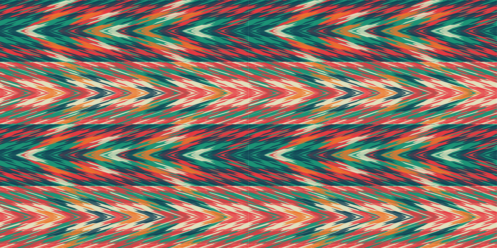 Dinamiškos spalvų bangos dryžuotas vinilo kilimas - „Tenstickers“