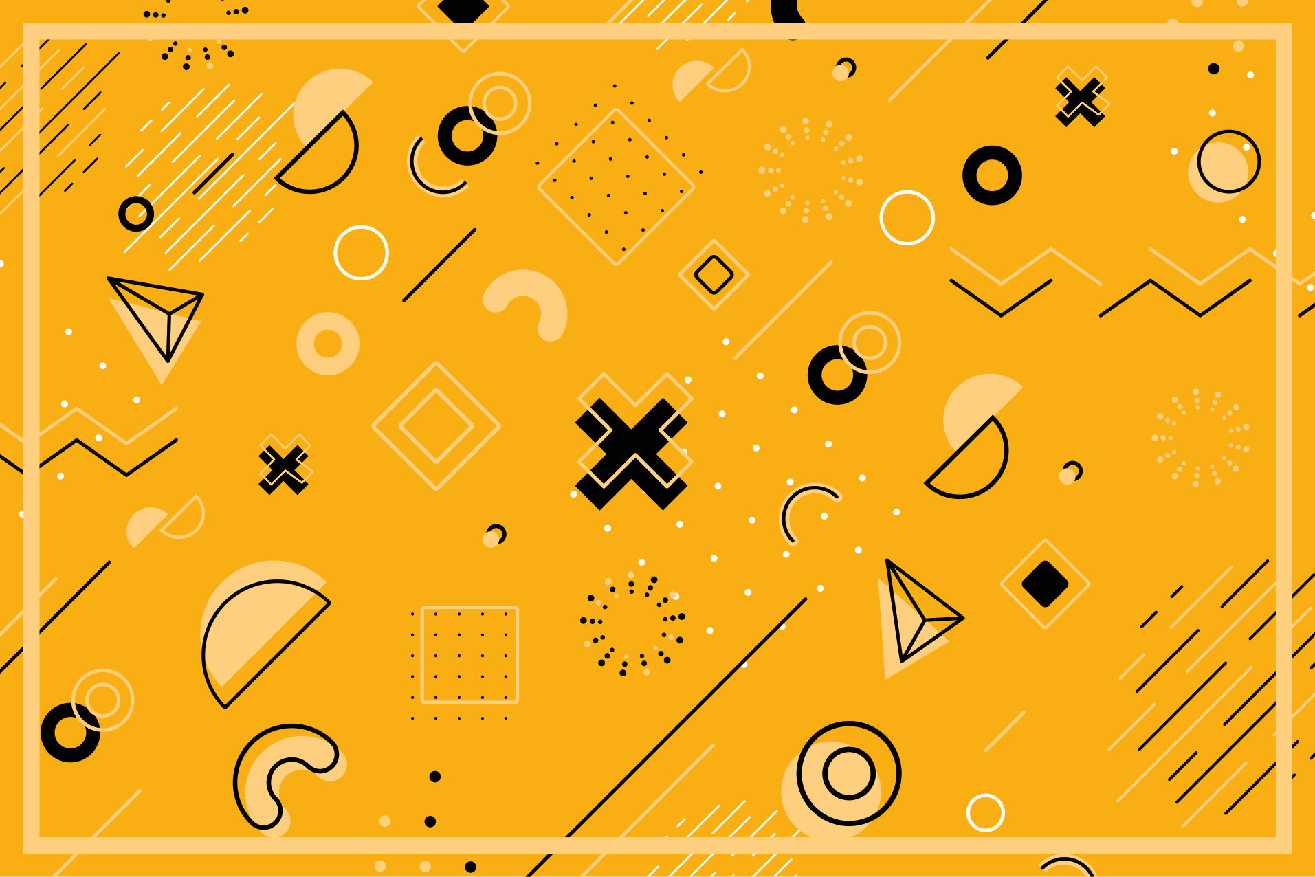 Abstrakčių formų raštas geometriniai kilimas - „Tenstickers“