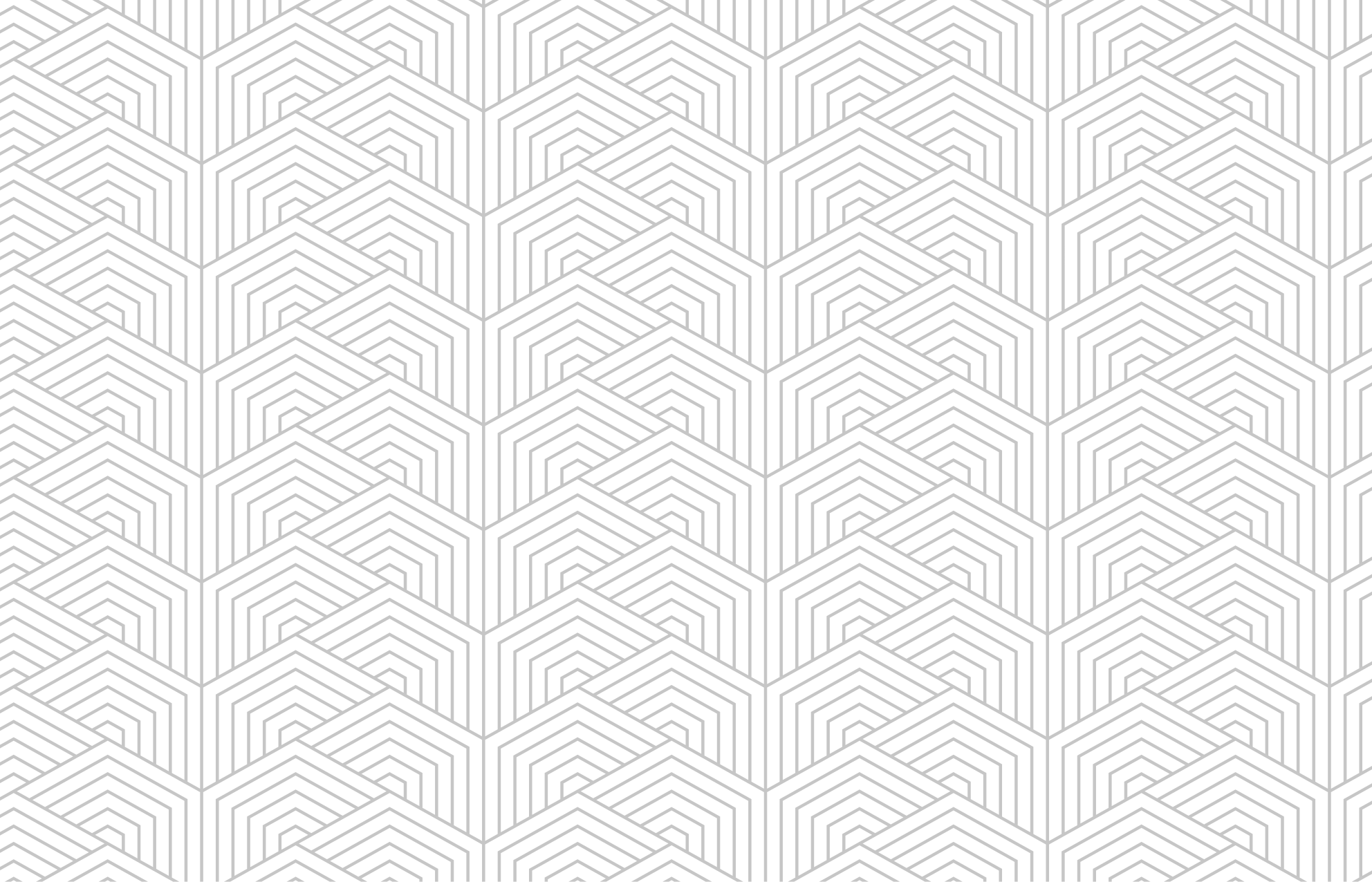 Pilkas šešiakampis raštas geometriniai kilimas - „Tenstickers“