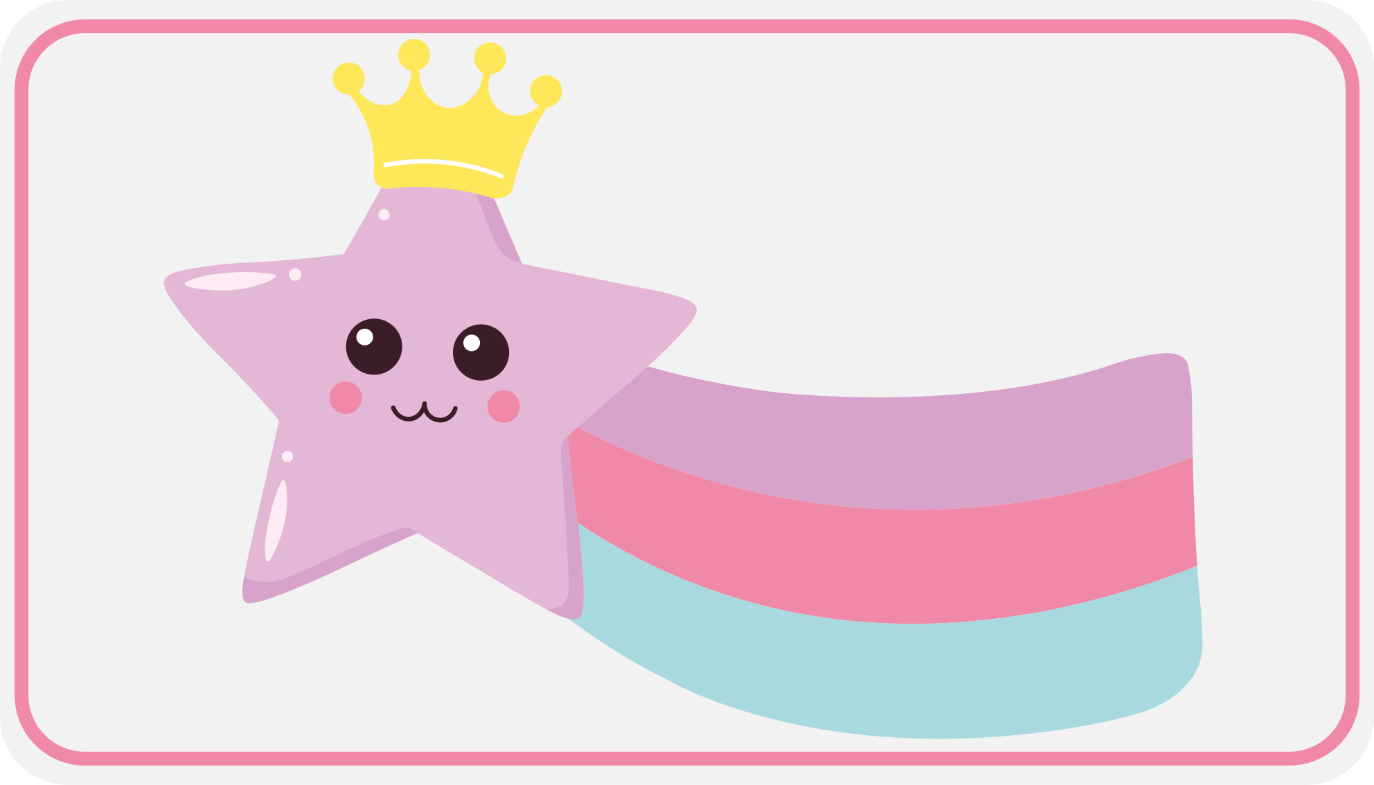 žvaigždėto vainiko pakabukas vaikų vinilinė kilimėlė - „Tenstickers“