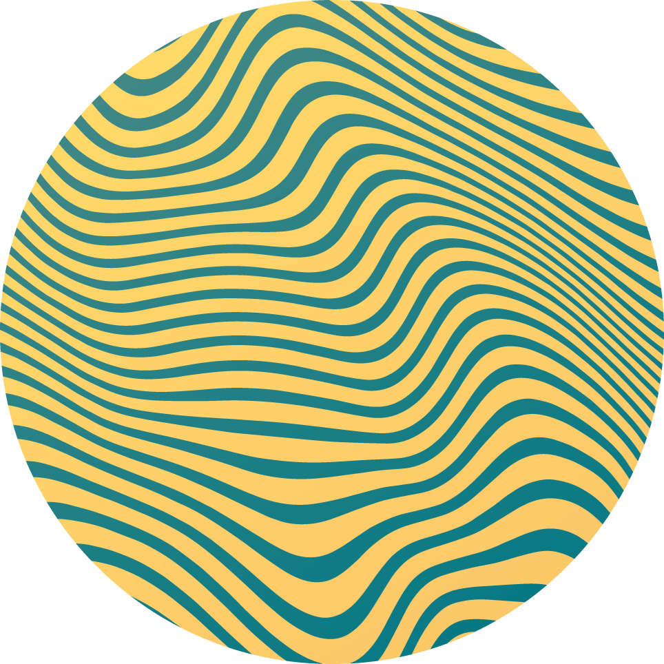 Vingiuotos linijos koncepcija dryžuotas vinilo kilimas - „Tenstickers“